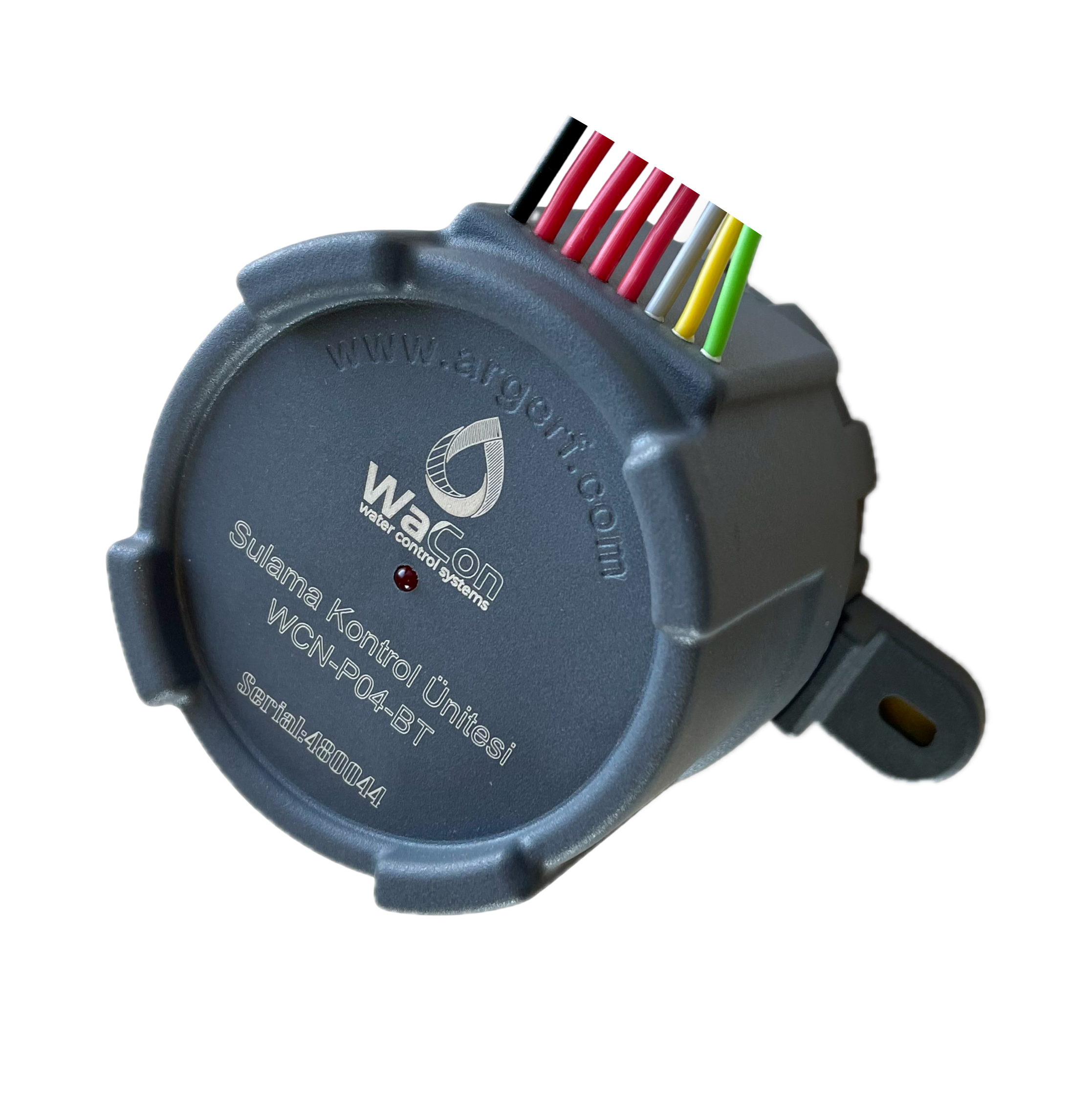 WaCon&copy; bataryalı sulama cihazı, açılı görünüm